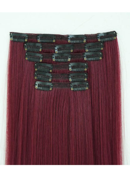 Extensiones ROJAS Seminatural x 6 capas - Mistik’s KP4030-4
