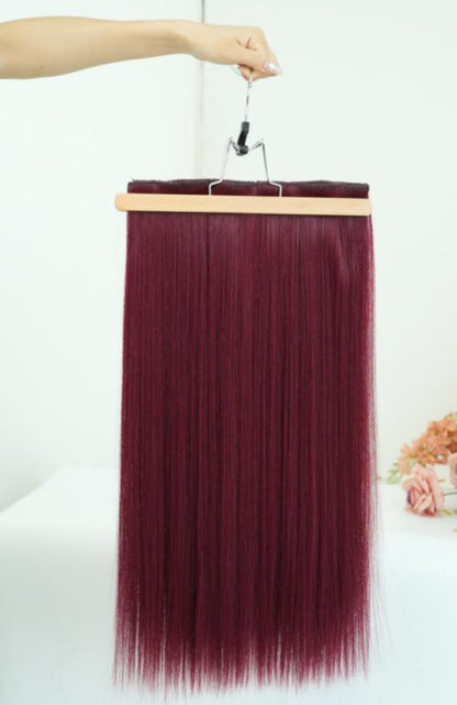 Extensiones ROJAS Seminatural x 6 capas - Mistik’s KP4030-4