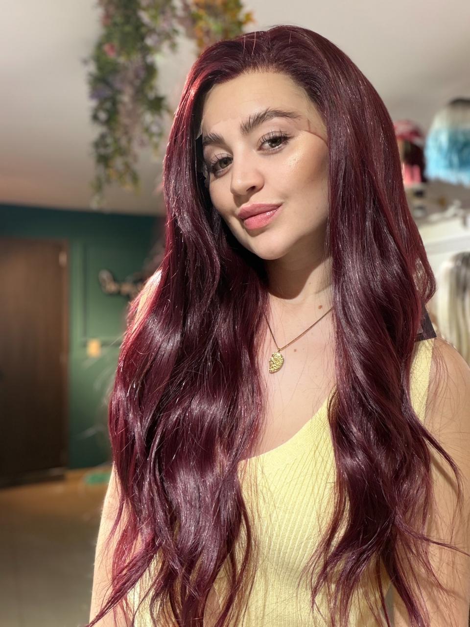Rojo lacefrontal profesional 13x4 - Mistik’s BL33032-8