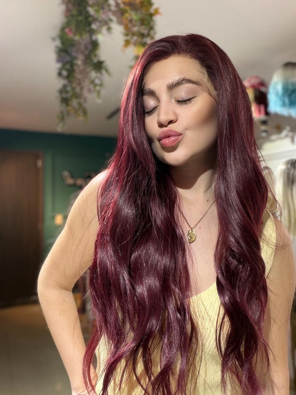 Rojo lacefrontal profesional 13x4 - Mistik’s BL33032-8