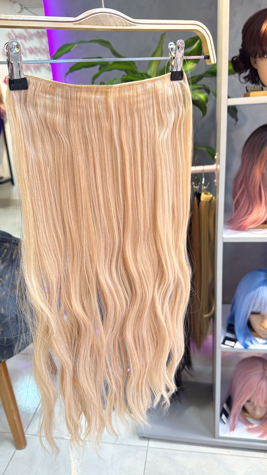 Extensión rubia